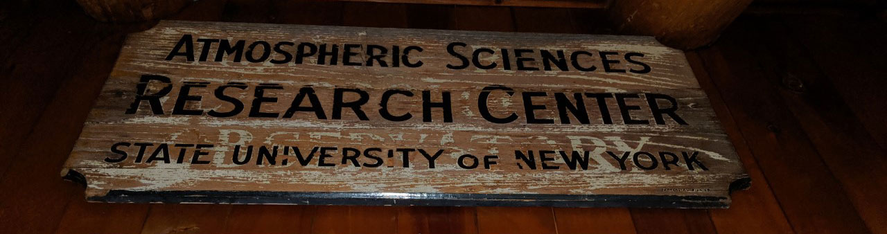 Old ASRC Wooden Sign