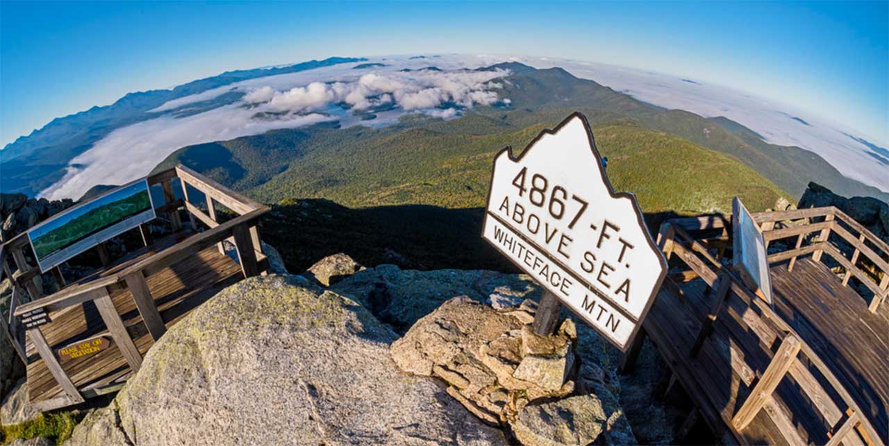 Whiteface Mountain Summit View Looking West